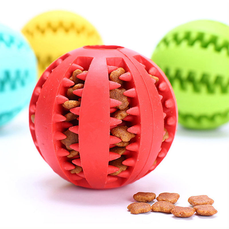 Pet Products Natural Rubber Pet Dog Toys Dog Chew Toys Teeth Cleaning Treat Ball - Buy  Product on Alibaba.com